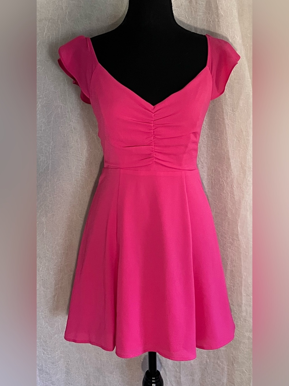 Hot pink mini dress NWT